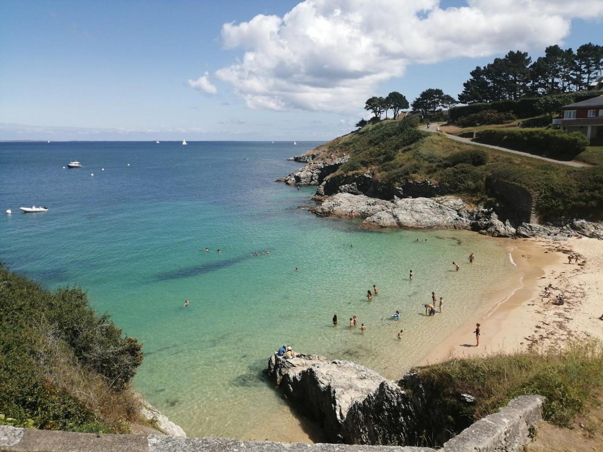 Studio Renove Avec Parking, Wifi, Proche Plage Et Centre - Fr-1-418-93 Le Palais Eksteriør bilde